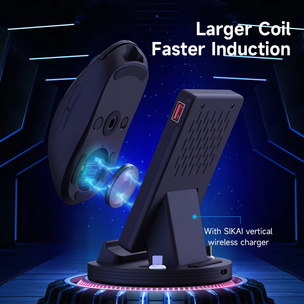 Cargador inalámbrico para ratón Logitech, Base de módulo QI para Logitech G502 G703 G903 G Pro X GPW, accesorios de ratón - imagen 5