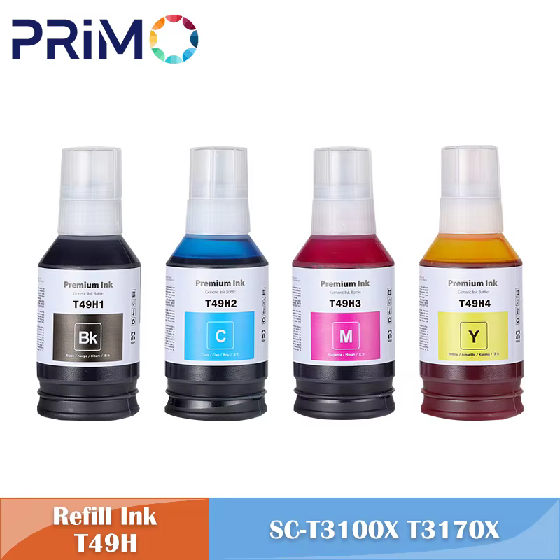 Tinta de repuesto de tinte de pigmento T49 T49H C13T49H100 Compatible con Epson SureColor SC-T3100X T3130X T3140X T3160X T3170X