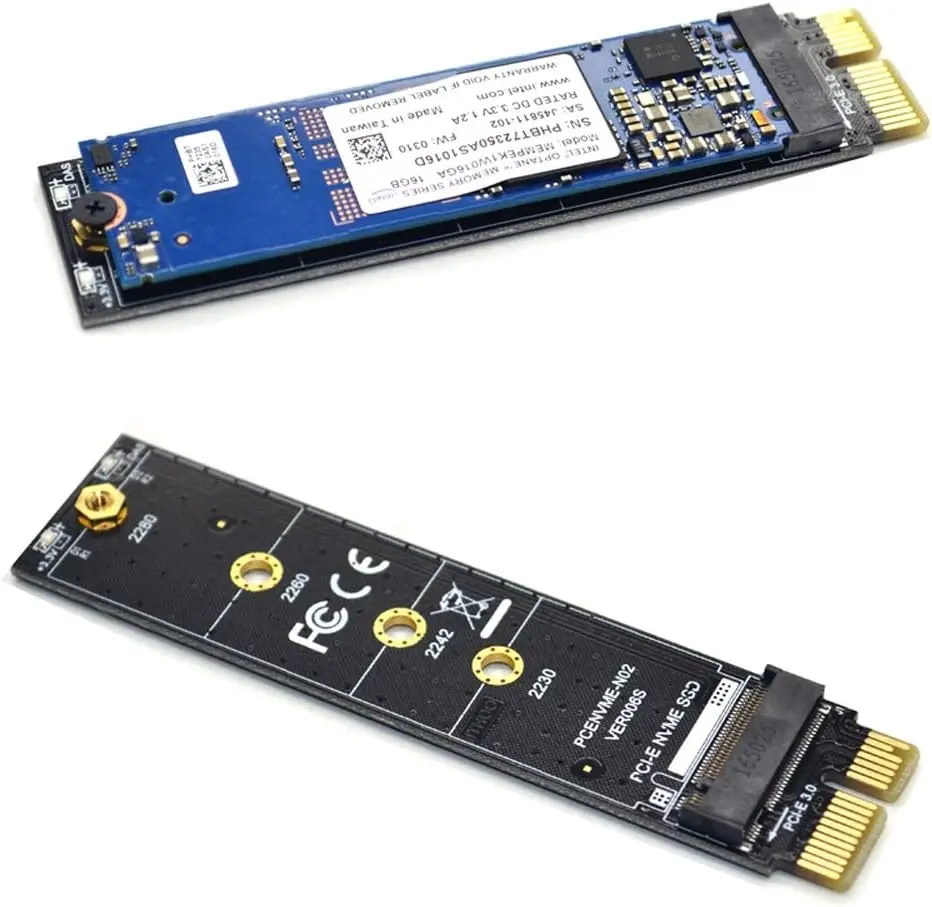 Tarjeta adaptadora de disco duro NVME M.2 a PCI E3.0 1X de alta velocidad Tarjeta adaptadora de expansión Tarjeta de expansión del convertidor del módulo M Key NGFF - imagen 4