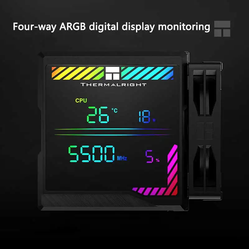 Thermalright Peerless Assassin 140 Enfriador de torre digital Doble torre Ventilador dual Radiador de enfriamiento de aire 6x6 mm Tubo de calor AGHP GEN5.0 - imagen 3
