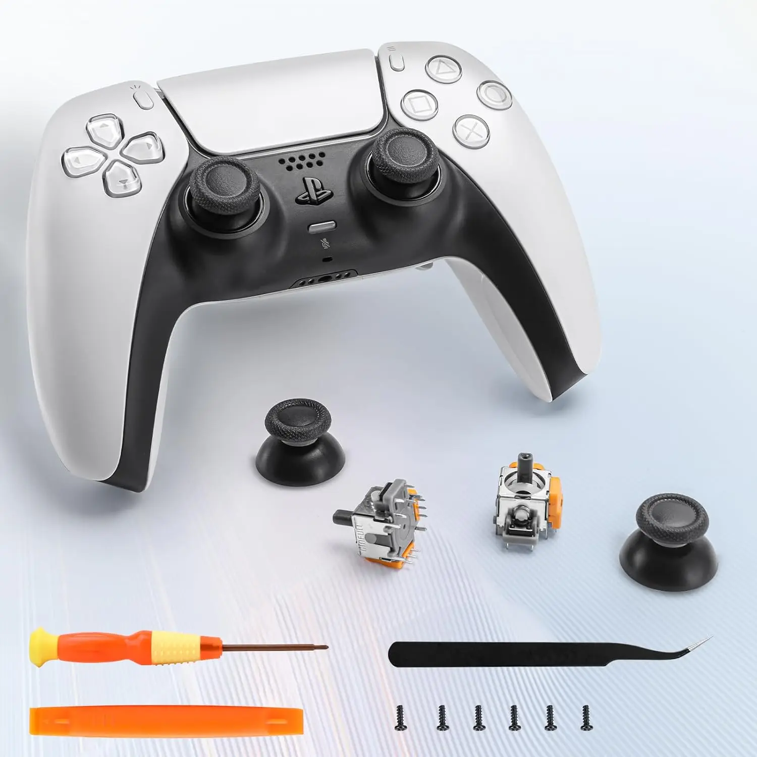 InRobert-mando de efecto Hall para PS5, módulo de Sensor de palo analógico 3D con tapa de Thumbsticks, última versión - imagen 3