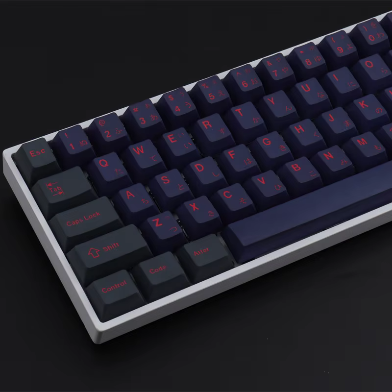 GMK Alter Teclado Mecánico Perfil Cereza Sublimado Negro Gris - imagen 4