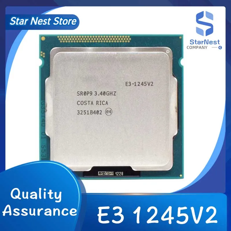 Procesador xeon E3 1245 V2 1245v2 3,4 GHz Quad Core LGA 1155 cpu