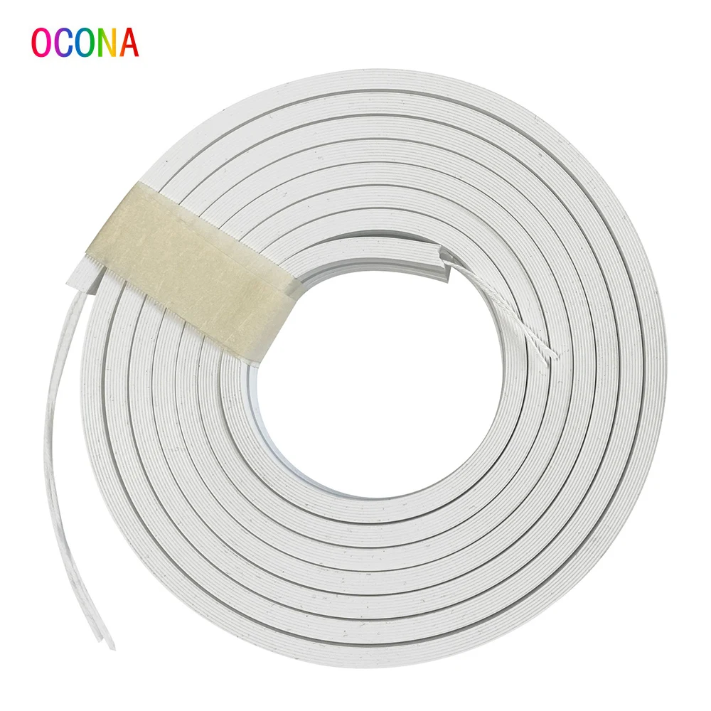 Difusor de tubo de neón Flexible DIY súper fino (sin tira de LED) IP67 resistente al agua para SMD COB 3mm 4mm 5mm tira de LED vista lateral 4*10mm - imagen 3