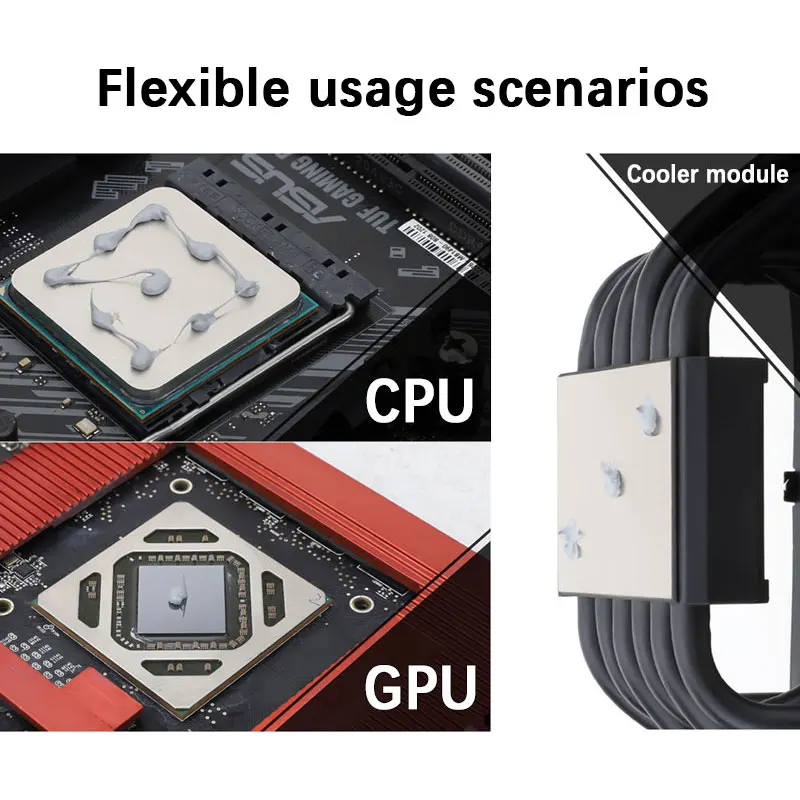 Pasta térmica UPSIREN UTG-Z de alta estabilidad, grasa térmica de silicona de alto rendimiento para radiador CPU GPU refrigeración de tarjetas gráficas - imagen 4
