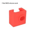 Red silicone sock