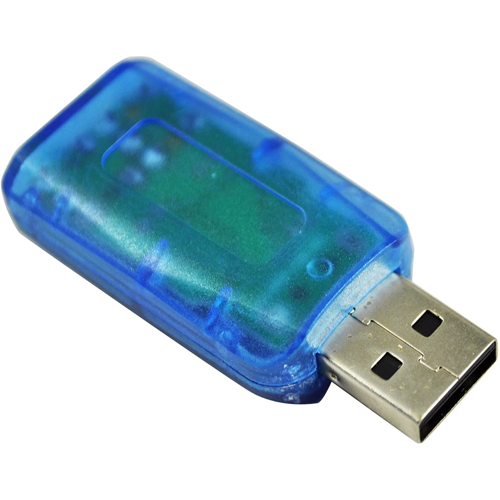 Actecom Tarjeta de Sonido USB Externa Adaptador Audio 5.1 Micrófono 3.5mm Conector Jack para PC Laptop Altavoces Auriculares - imagen 3