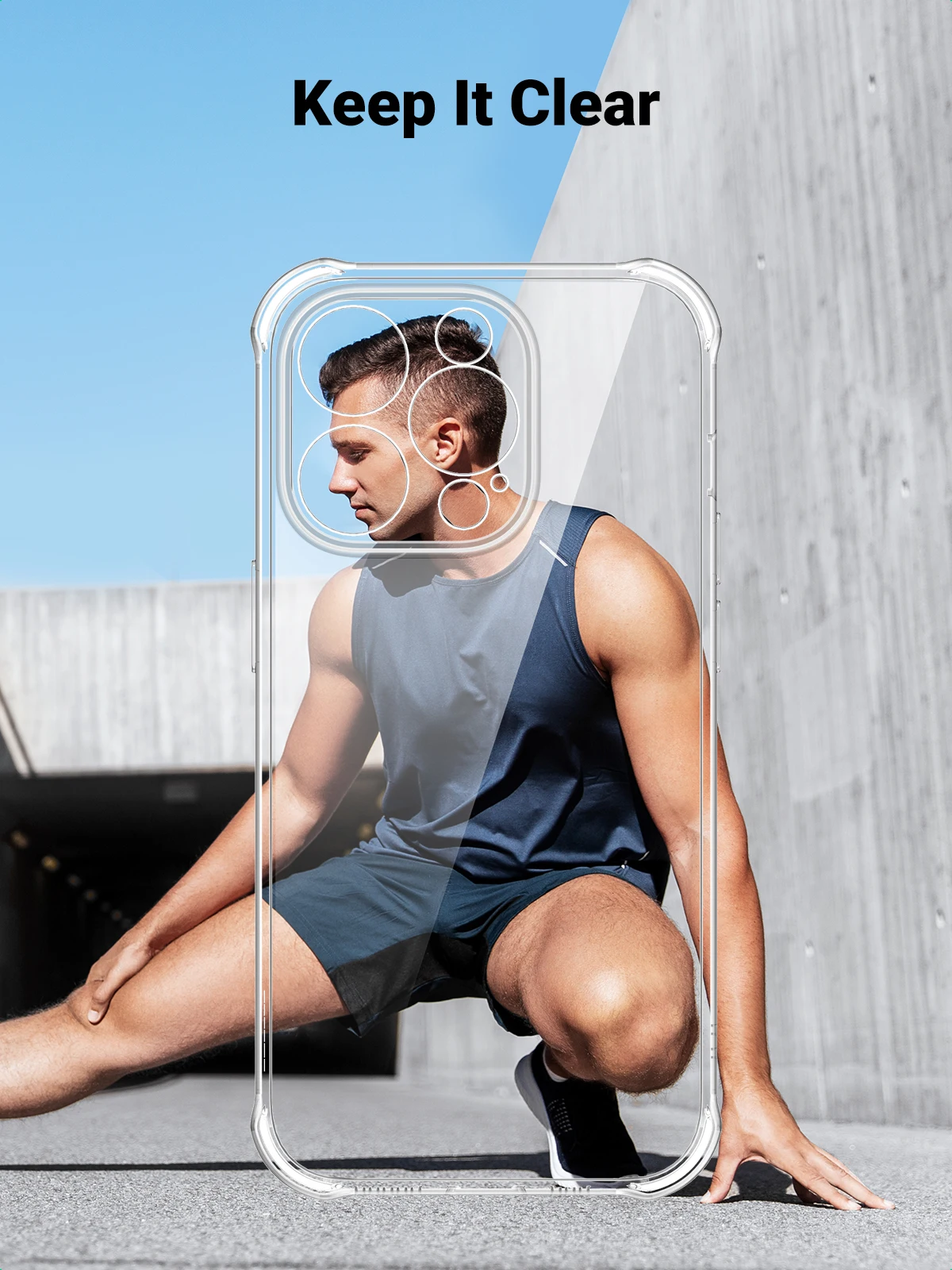 UGREEN-funda protectora de TPU para iPhone, carcasa transparente a prueba de golpes para iPhone 15, 14, 13 Pro Max, 15pro - imagen 4