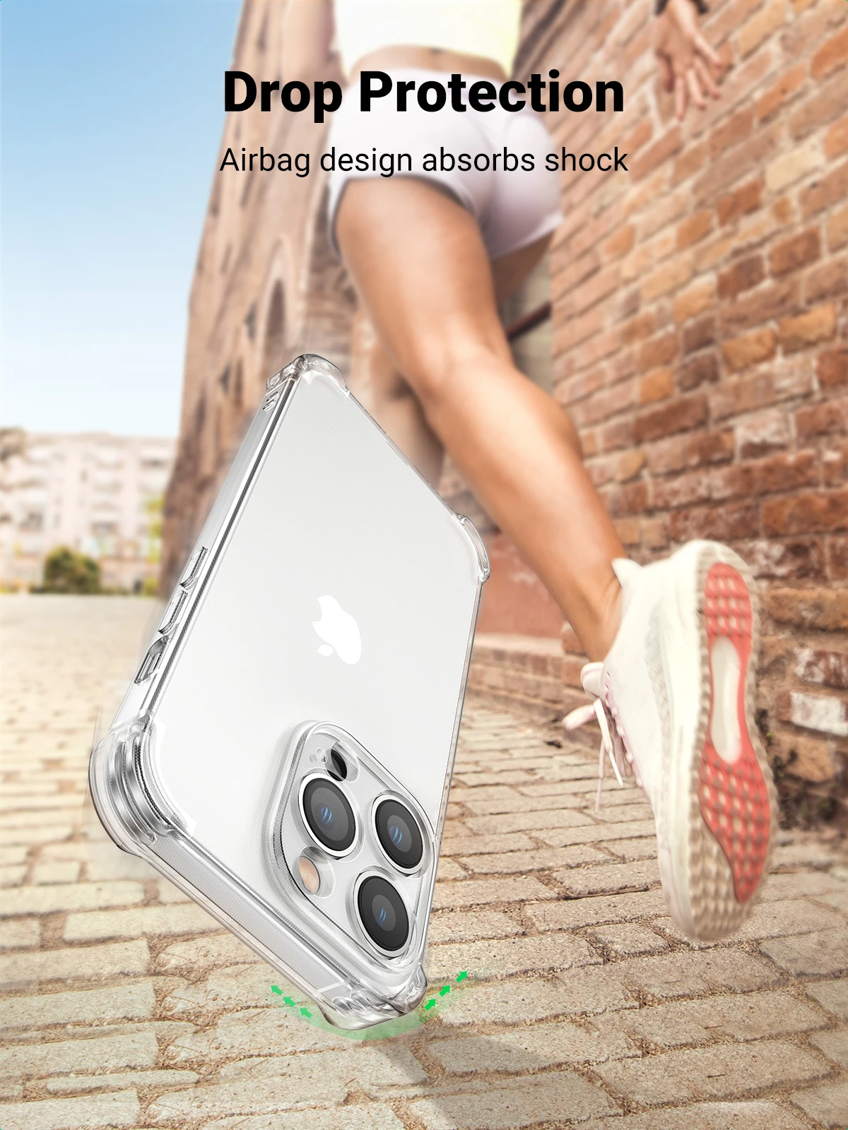 UGREEN-funda protectora de TPU para iPhone, carcasa transparente a prueba de golpes para iPhone 15, 14, 13 Pro Max, 15pro - imagen 3