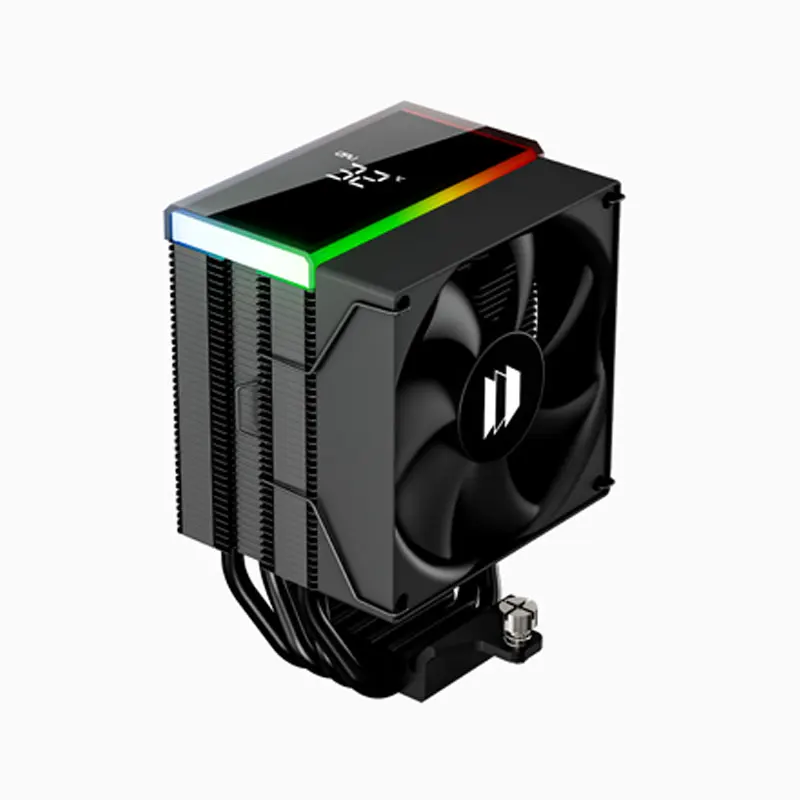 UPSIREN WALRUS NEON 90 pantalla Digital de temperatura enfriador de CPU/pantalla de visualización digital ARGB/4 tubos de calor/soportes LGA1851/1700/AM5 - imagen 3