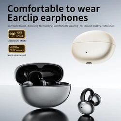 Clip de oreja inalámbrico Z72 auriculares Bluetooth auriculares deportivos no intrauditivos V6.0 reducción de ruido de música micrófono de llamada HD auriculares para juegos