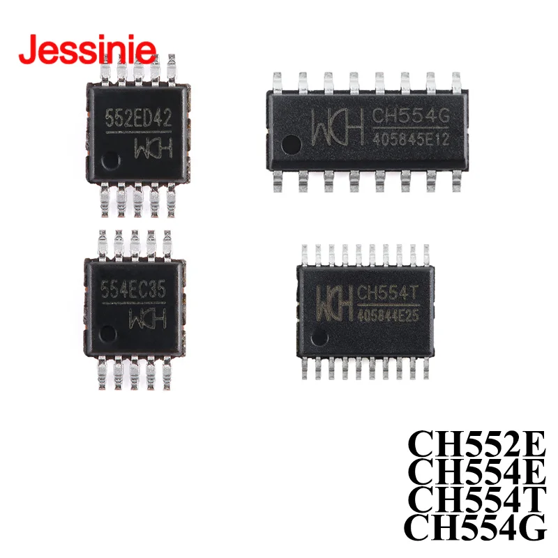 20 piezas/1 unidad CH552E CH554E CH554G CH554T microcontrolador USB mejorado de 8 bits Chip microcontrolador USB mejorado rentable de 8 bits