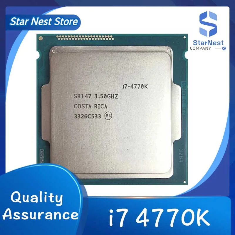 Procesador de CPU Core i7 4770K 3,5 GHz Quad-Core LGA 1150
