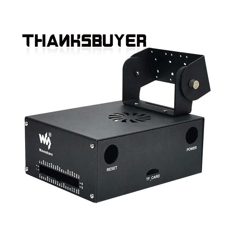 Caja de metal con soporte para cámara para Jetson Nano Developer Kit A02/B01 y Waveshare - imagen 5