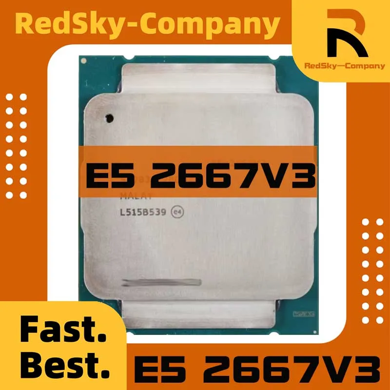 XEON E5 2667V3 E5 2667 V3 3,2 GHz procesador de CPU de ocho núcleos 20M 135W LGA 2011-3 E5-2667 V3