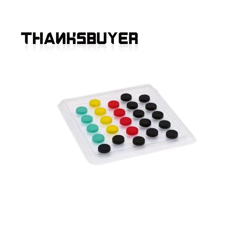 Simplayer juego de tapas de botón y pegatinas, accesorios de carreras Sim para la mayoría de volantes Fanatec - imagen 3