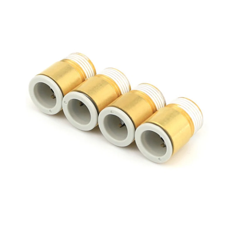 30 Uds conector neumático KQ2S tráquea conector rápido cilíndrico Hexagonal interno KQ2S04/06/08/10/12-M3A/M5A/M6A/01/02/03/04AS