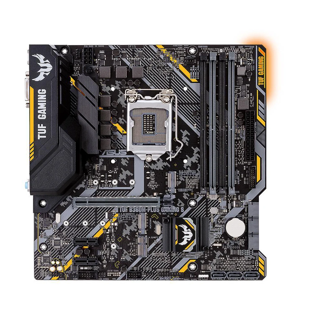 ASUS-placa base B360M-PLUS GAMING S, Intel LGA1151, B360, Chipset DIMM DDR4, compatible con i7 8700, 8700K, 8500 CPU - imagen 3