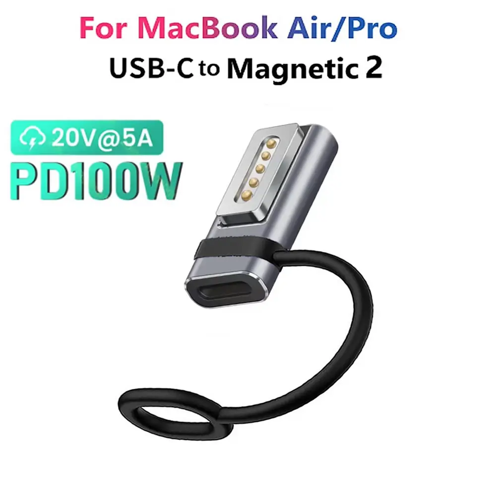 Adaptador Magnético USB-C MagSafe para MacBook con LED