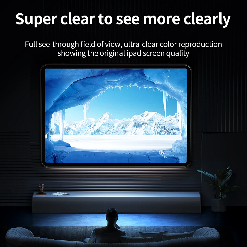 SmartDevil Película de vidrio templado para iPad Pro 11 pulgadas iPad Air 5 iPad Air 4 HD Película protectora de pantalla para iPad Mini 6 - imagen 2