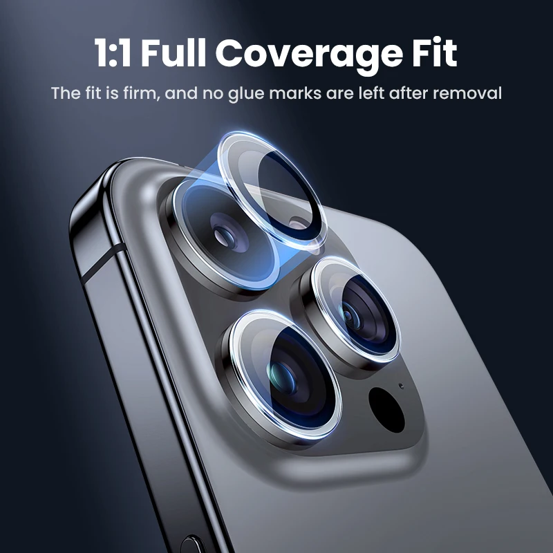 UGREEN Protector Lente Cristal iPhone 15 16 17 Pro Max - imagen 4