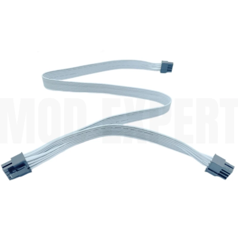 Cable de alimentación de tarjeta gráfica GPU PCIe Dual, 8 pines, 6 + 2 pines, para Seasonic FOCUS, GX-1000, GX-850, oro blanco, potencia Modular completa - imagen 4