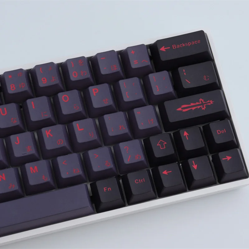 GMK Alter Teclado Mecánico Perfil Cereza Sublimado Negro Gris
