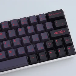 GMK Alter Teclado Mecánico Perfil Cereza Sublimado Negro Gris
