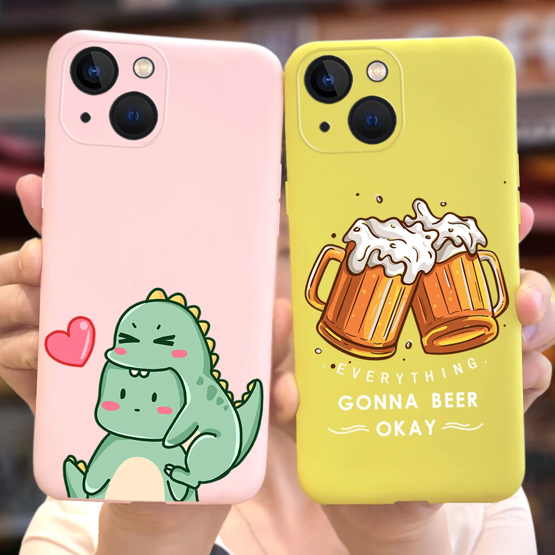 Para Apple iPhone 13 funda bonita de dibujos animados de moda suave TPU Fundas de teléfono para iPhone 13 Pro Max iPhone13 Mini Fundas Coque parachoques - imagen 4