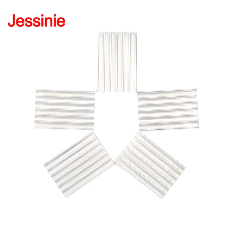 100 uds/1 unidad 30*20*6mm disipador de calor de aleación de aluminio disipador de calor Chip electrónico IC radiador de refrigeración enfriador para CPU RAM GPU PCB - imagen 4