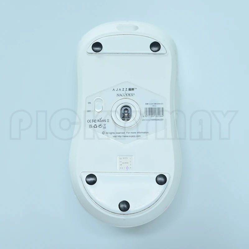 PK GAME ICE versión patines de ratón universales pies de ratón DIY punto Universal blanco y negro 40 Uds - imagen 3