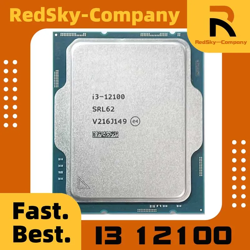 Procesador Core i3 12100 3,3 GHz 4 núcleos 8 hilos LGA 1700