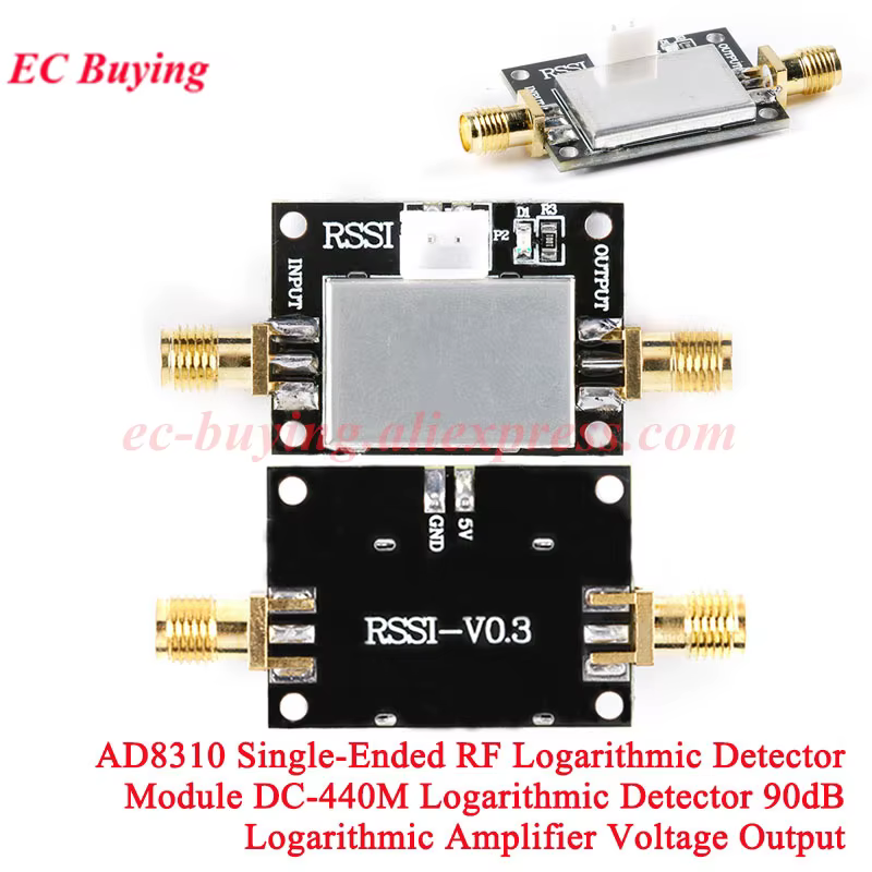 Amplificador RF AD8307 500 MHz – Módulo Alta Potencia 40 dB - imagen 5
