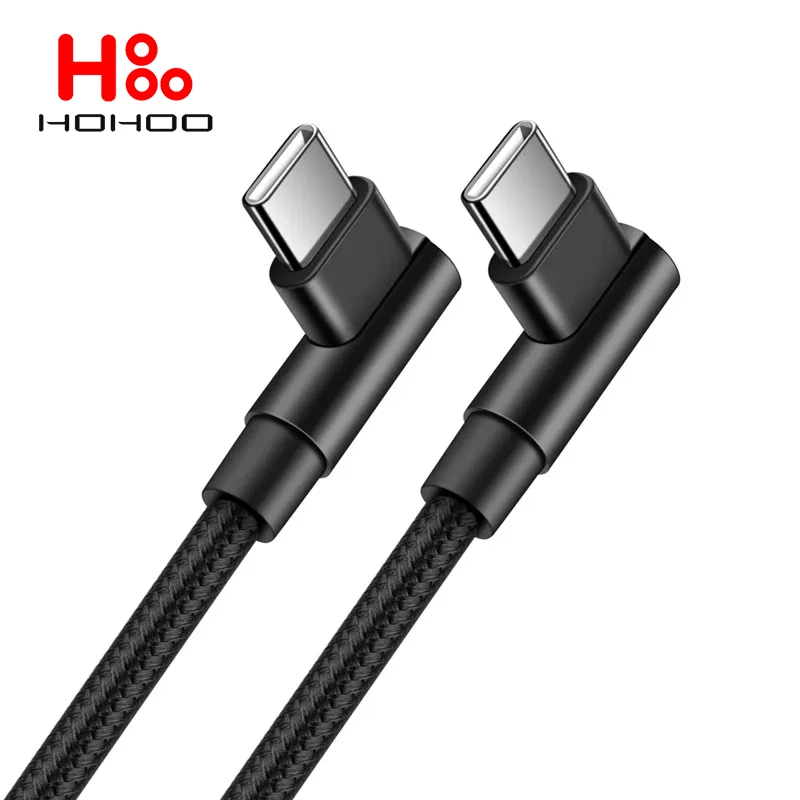 100W USB Tipo C a USB C Cable USB-C PD 4.0 3.0 Cable de alambre de cargador de carga rápida para Huawei Mate MacBook Air Apple iPad Pro 12.9 Samsung Galaxy S23 Ultra Xiaomi Redmi K50 Cable USBC 2M