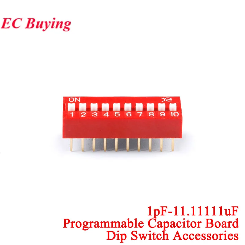 Módulo de placa de capacitancia de condensador programable 1pF-11.111uF, ocho segmentos, 10% de precisión, voltaje de resistencia de 50V - imagen 2