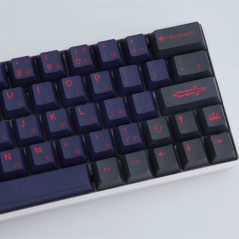 GMK Alter Teclado Mecánico Perfil Cereza Sublimado Negro Gris - imagen 5