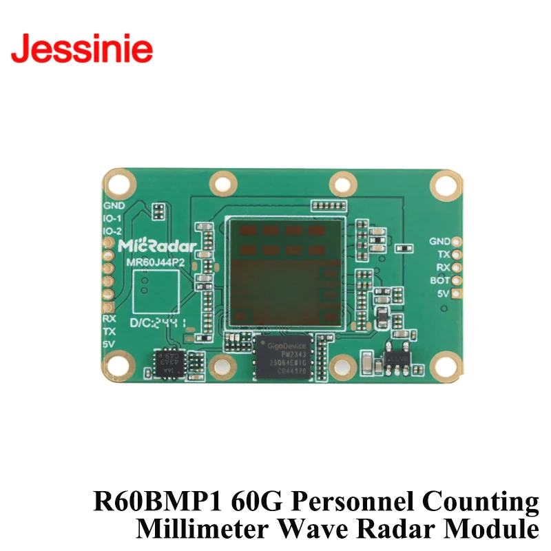 Módulo de Radar de onda milimétrica para conteo de personal R60BMP1, 60G, distancia de movimiento humano, ángulo, velocidad, módulo de Radar de percepción - imagen 2