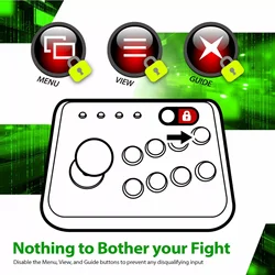 Fight Stick Brook con software de mapeo de botones para Xbox y PC