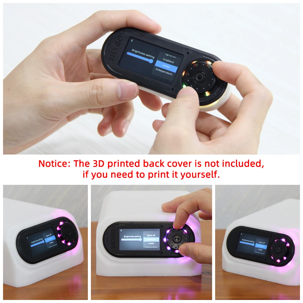 LILYGO® T-Embed ESP32-S3 Panel de Control personalizado de ESP32-S3, placa de desarrollo de pomo Macro Embedded con pantalla LCD de 1,9 pulgadas, Flash de 16MB - imagen 3