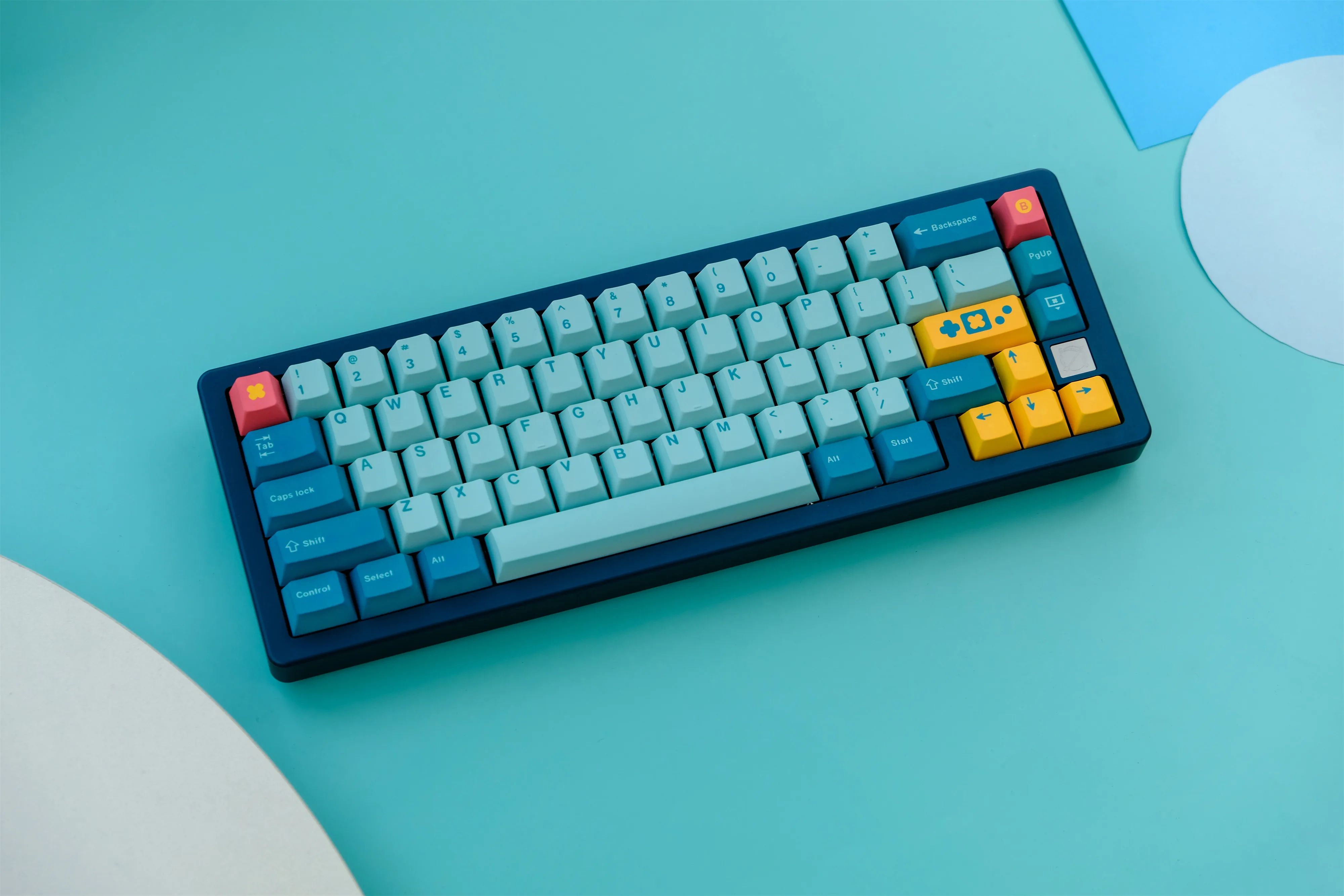 GMK-teclas de consola de juegos Retro, 129 teclas PBT, perfil de cereza, DYE-SUB, personalizadas, para teclado mecánico
