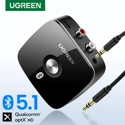 UGREEN Receptor Bluetooth 5.1 RCA aptX HD 3,5 mm