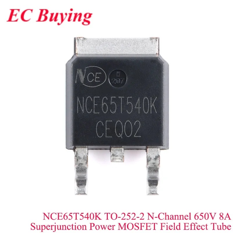 5-50 Uds NCE65T540D NCE65T540K NCE65T680K NCE65T900K NCE65TF099 NCE65TF099D NCE70T1K2K NCE70T360D NCE70T540K NCE80H12D NCE8295AD - imagen 3