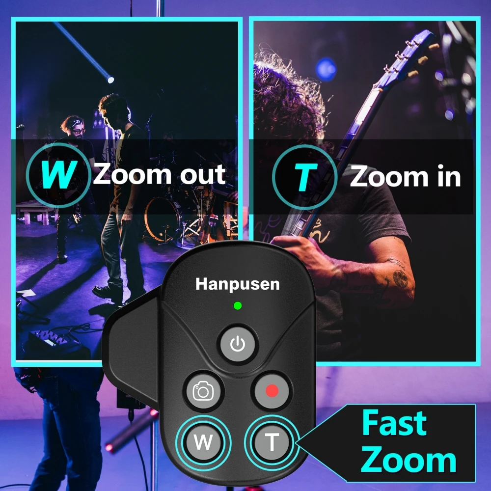 Control remoto de lanzamiento de videocámara para Canon hf G40, G50, G70, G60, XA50, XA55, XL1S, XL2, XHA1, XM1, Sony PXW-Z280, Z190, Z90, AX700 - imagen 4