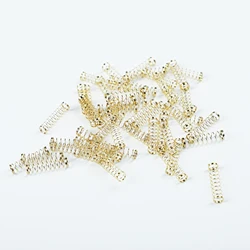Resortes Cherry MX Personalizados - 24K Oro y Acero Inoxidable