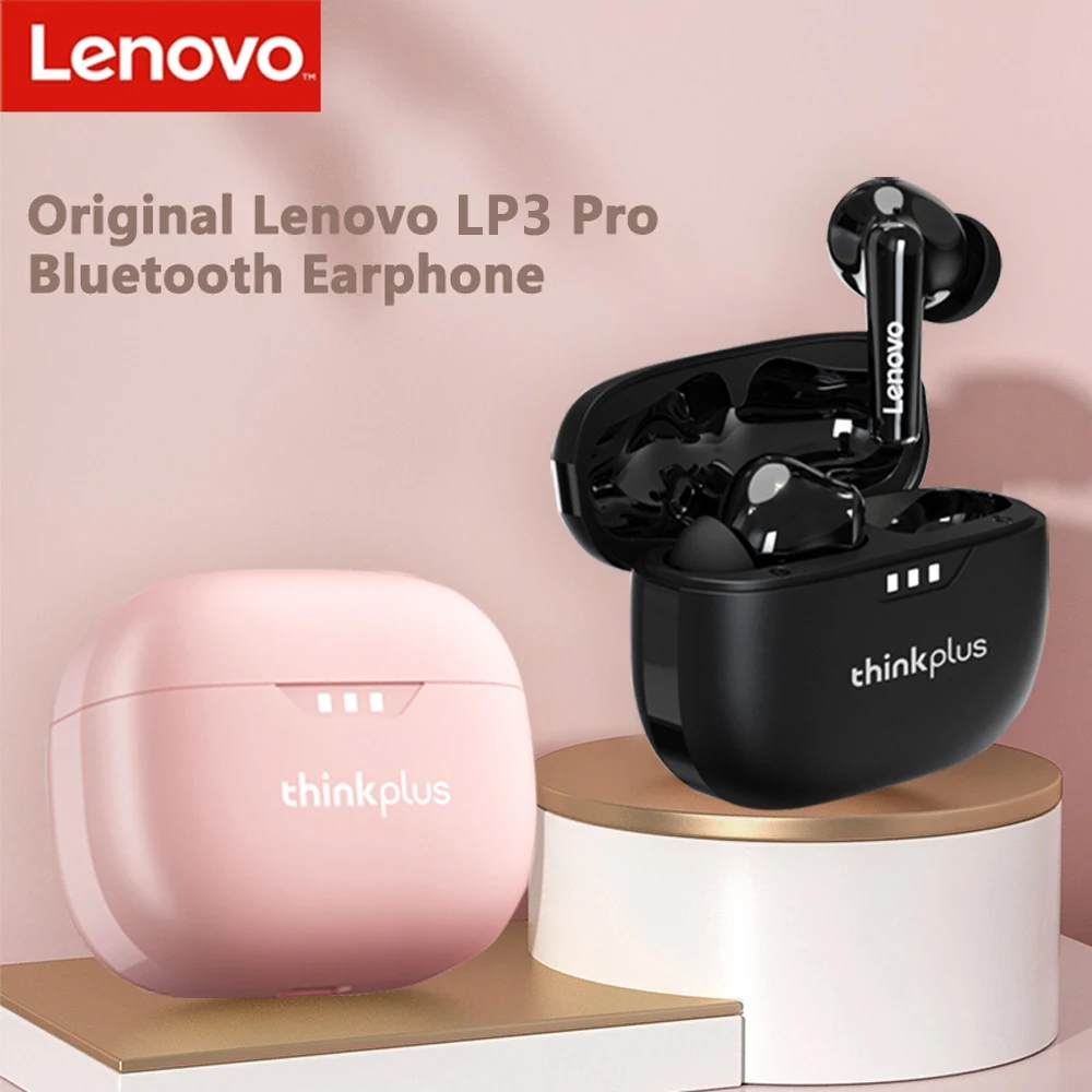 Original Lenovo Lp3 pro TWS auriculares inalámbricos Bluetooth 5,3 auriculares sonido HIFI reducción de ruido llamada HD auriculares deportivos Lp3pro - imagen 2