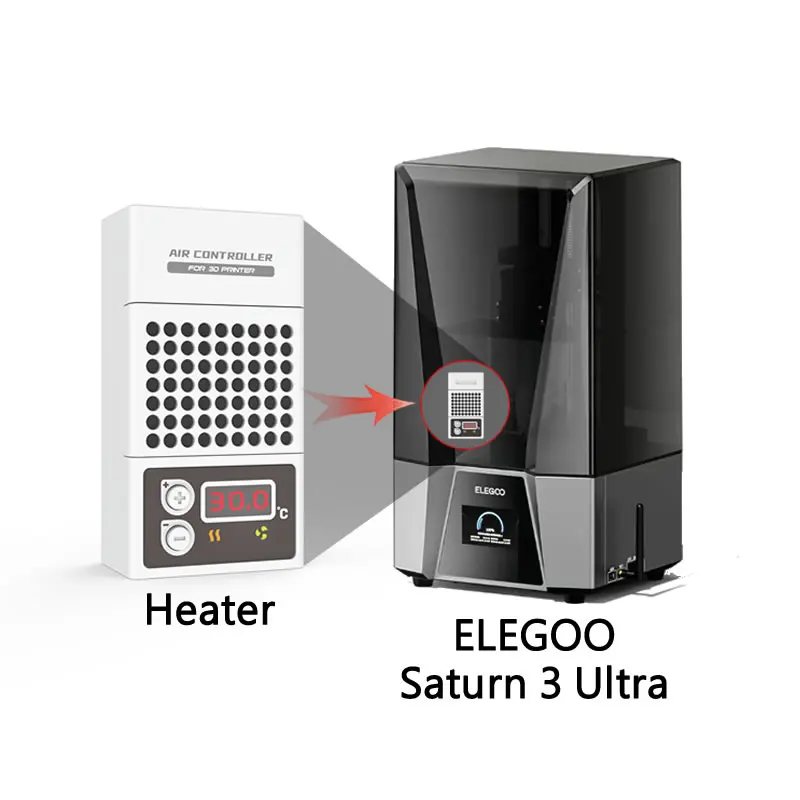 ELEGOO Saturn 3 Ultra Mini Calentador 3D con Control de Temperatura