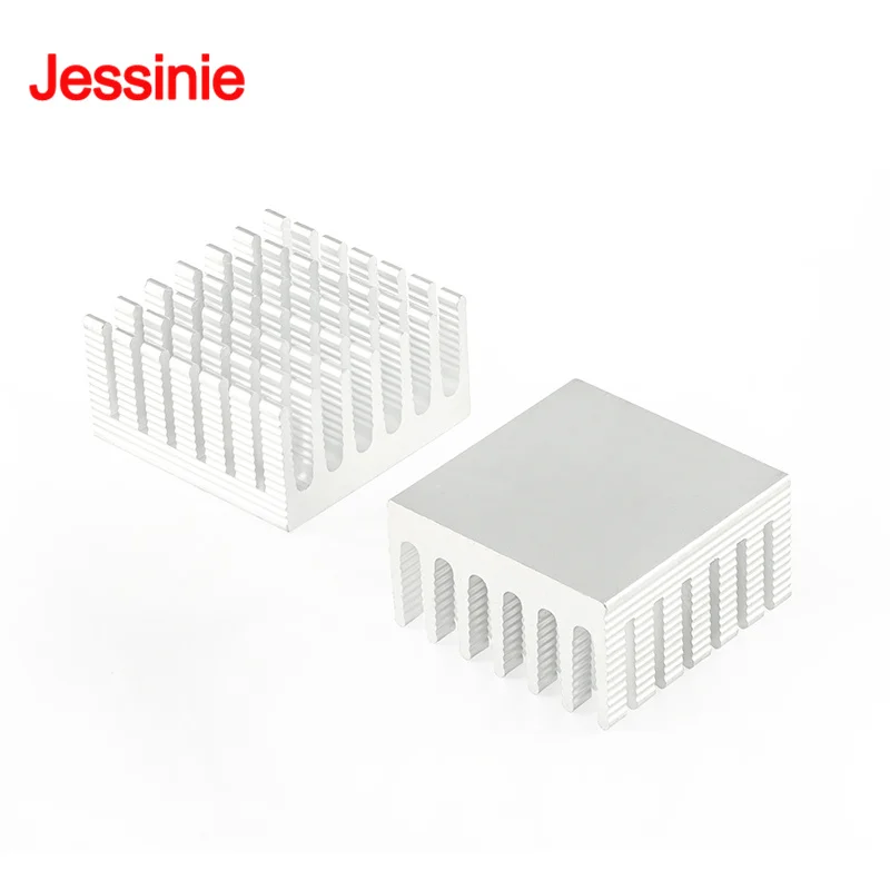 50 uds/1 unidad 28*28*15mm disipador de calor de aleación de aluminio disipador de calor Chip electrónico IC radiador de refrigeración enfriador para CPU RAM GPU PCB - imagen 5