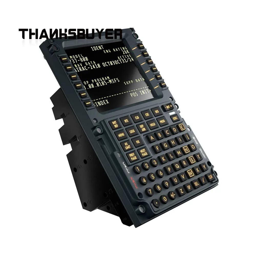 WINWING PFP 3N Panel de control de vuelo compatible con unidad de pantalla de modo dual para simulador de vuelo X-Plane MSFS