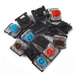 Gateron interruptor mecánico bajo NuPhy Air75 Eje Rojo/Azul/Marrón