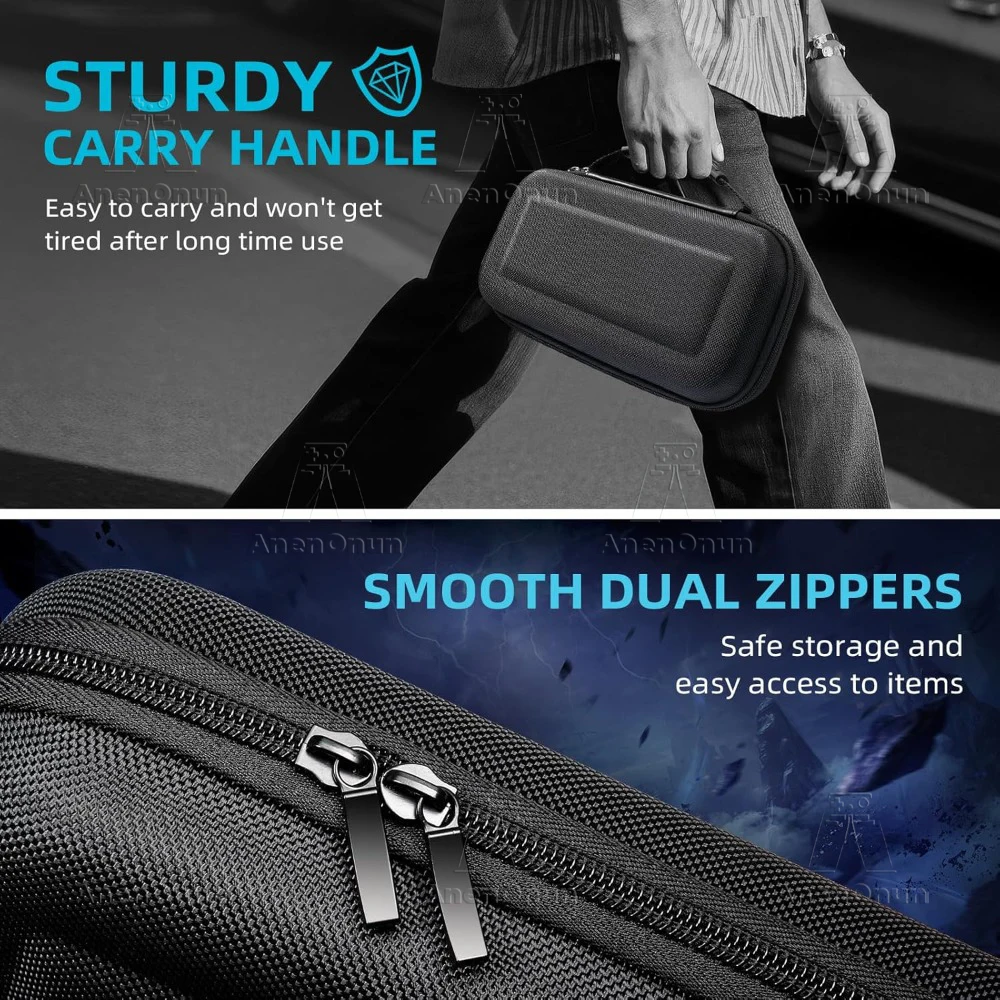 Switch 2 Estuche de transporte tela Oxford Premium anticaída antiarañazos impermeable duradero carcasa dura bolsa de almacenamiento de viaje portátil - imagen 5